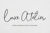 Luxe Atelier //  Modern Script Font