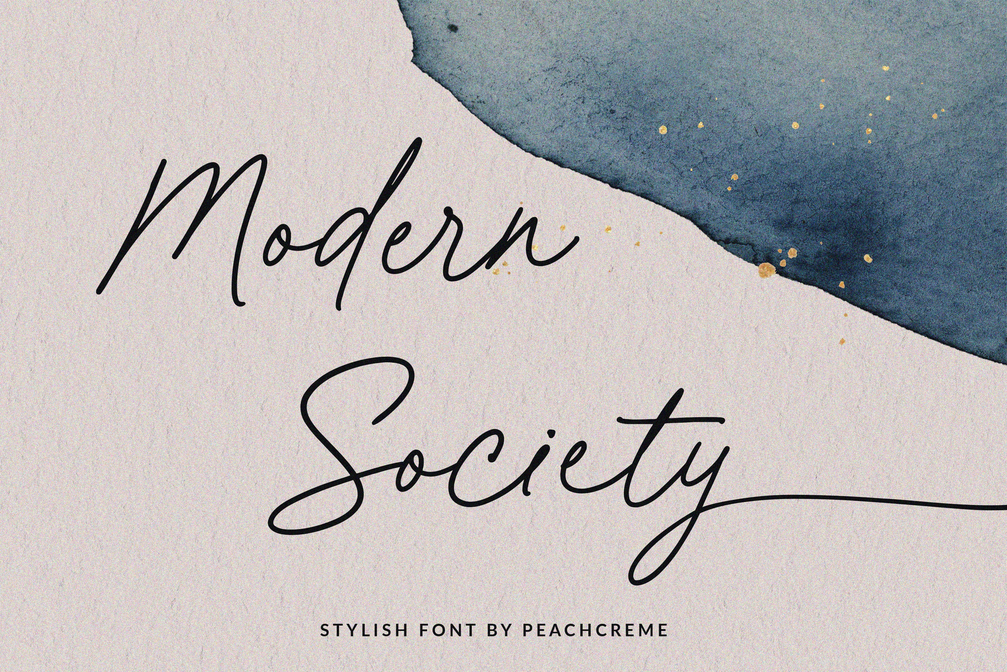 Modern Society // Stylish Font