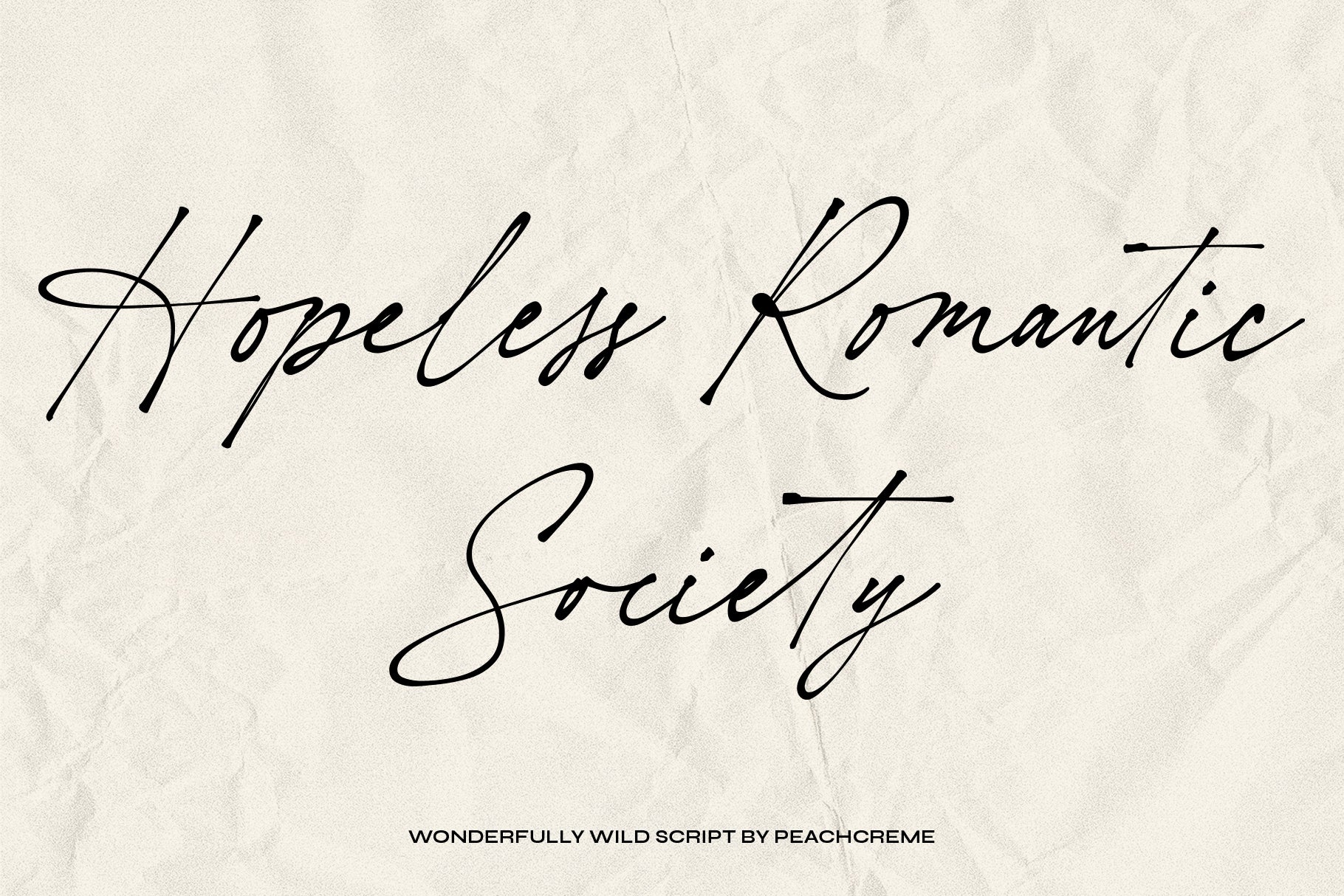 Hopeless Romantic Society // Script
