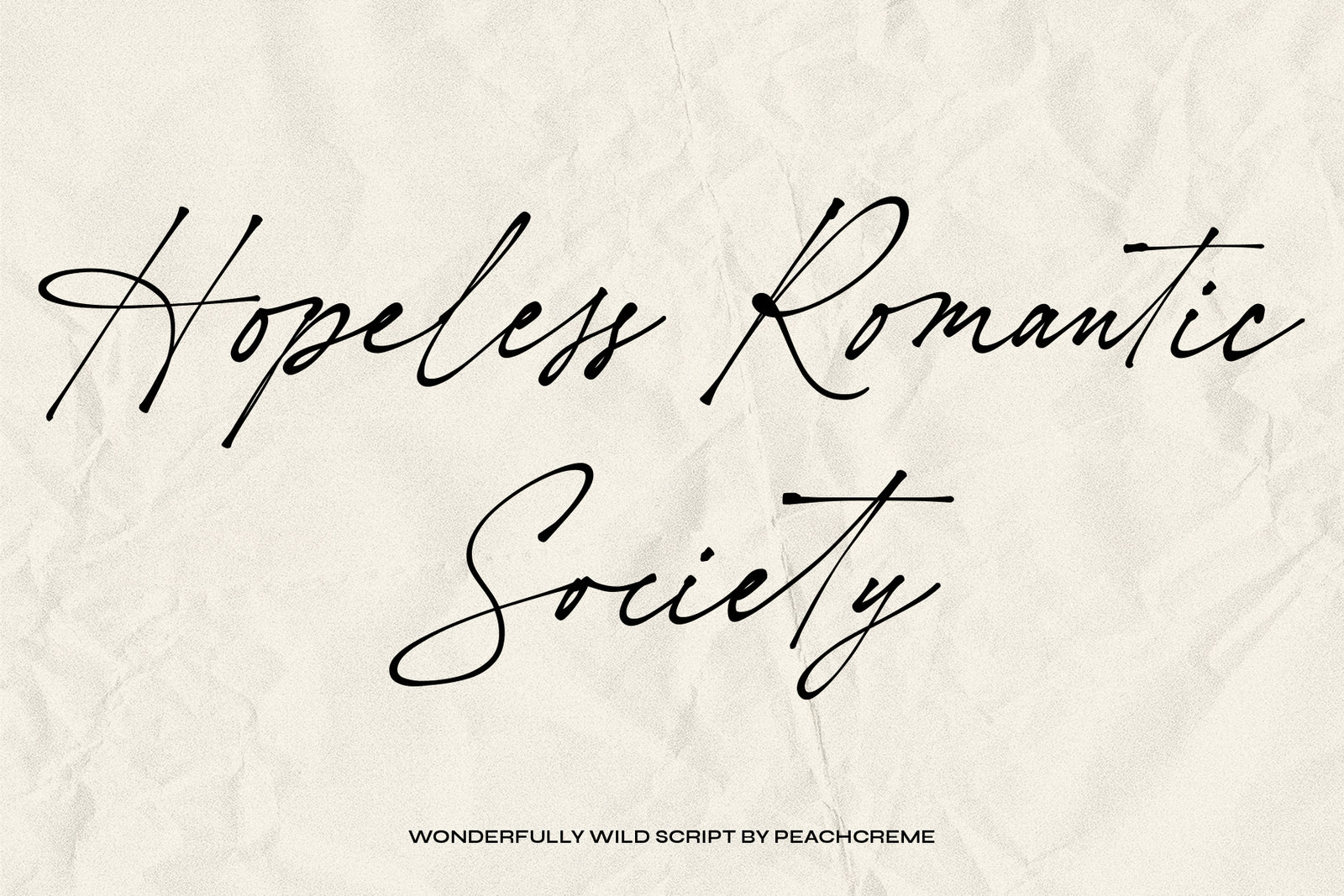 Hopeless Romantic Society // Script