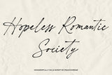 Hopeless Romantic Society // Script