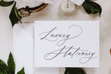 Vintage Heirloom// Modern Calligraphy