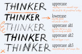 Thinker // Scribble Font