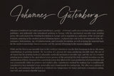 Agatha Bergman // Signature Font