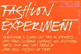 Fashion Experiment // Funky Font