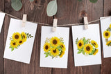 Lovely Sunflowers // Watercolor Set