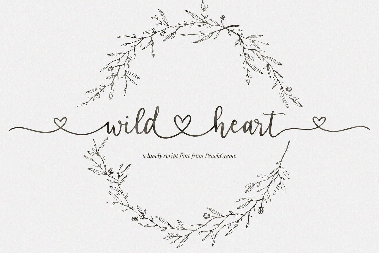 Wild Heart // Lovely Script Font