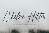 Chelsie Hilton //  Luxe Signature Font