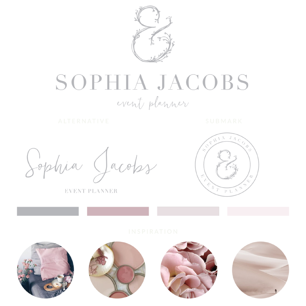 Sophia Jacobs Kit , Logo Design, - peachcreme.com