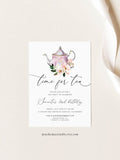 Time for Tea Party Invitation Template 2